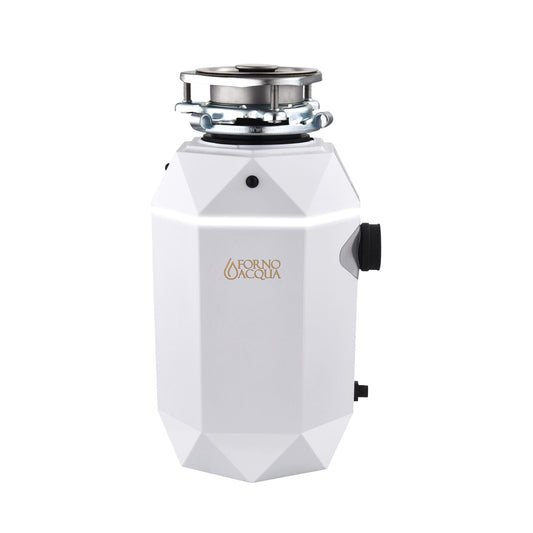 Forno WDD075TA2MS Forno Acqua Brightdiamond Moonstone 3/4Hp Super Quiet Garbage Disposal Corded With Motion Sensor Cabinet Light & Pre-Wired Air Switch