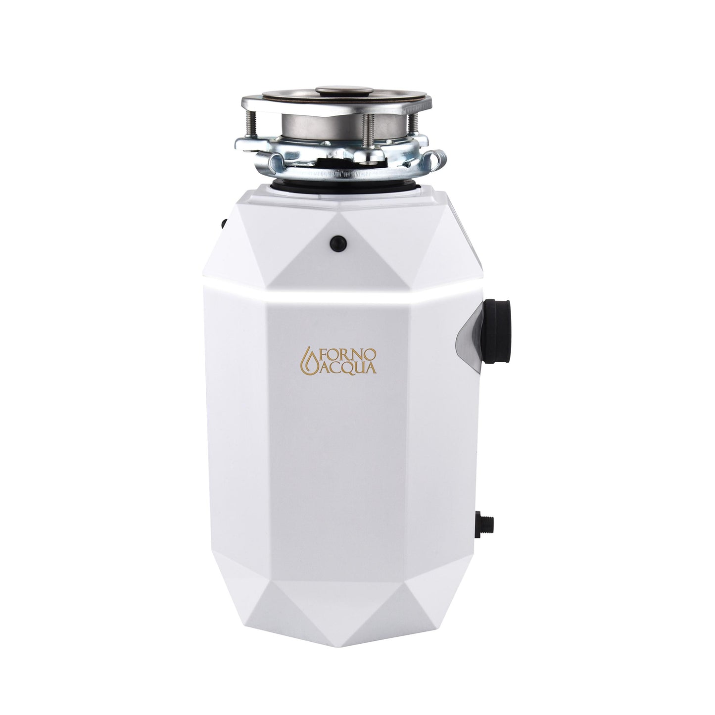 Forno WDD100TA2MS Forno Acqua Brightdiamond Moonstone 1Hp Super Quiet Garbage Disposal Corded With Motion Sensor Cabinet Light & Pre-Wired Air Switch