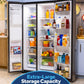 Ge Appliances GZS24NYYFS Ge® 23.6 Cu. Ft. Counter-Depth Side-By-Side Refrigerator With Extra Tall Dispenser And In-Door Icemaker