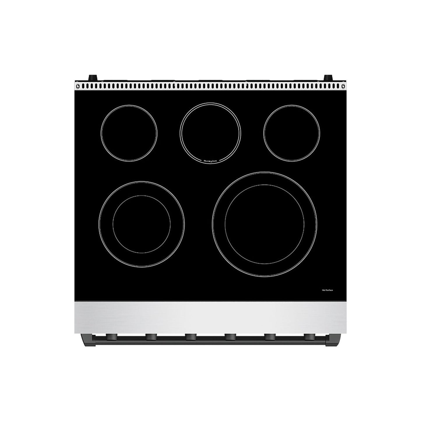 Thor Kitchen RSE30PBLK 30 Inch Professional Electric Range With Precision Knob Control In Stainless Steel And Black Gordon Ramsay Series
