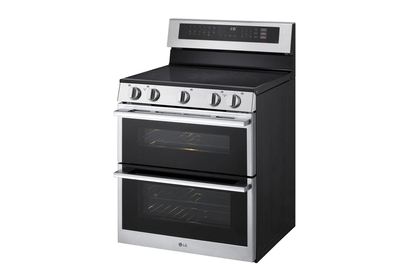Lg LDEL7324YE 7.3 Cu. Ft. Smart Electric Double Oven Freestanding Range With Probake Convection®, Air Fry & Air Sous Vide