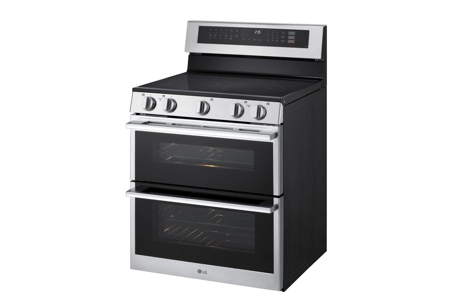 Lg LDEL7324YE 7.3 Cu. Ft. Smart Electric Double Oven Freestanding Range With Probake Convection®, Air Fry & Air Sous Vide