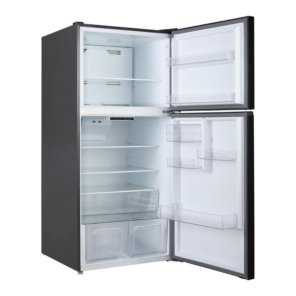 Verona VEFTF3324RSL Verona Veftf3324Rsl 33 Inch Top Freezer Refrigerator With 24 Cu. Ft. Total Capacity, Reversible Doors, Recessed Handle, Energy Star (Stainless Steel Look)