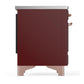 Ilve UMIB36QNR3BUP Ilve Umib36Qnr3Bup Majestic Iii 36 Inch Induction Range With 6 Elements, 3.5 Cu. Ft. Total Oven Capacity (Solid Door, Burgundy, Copper)