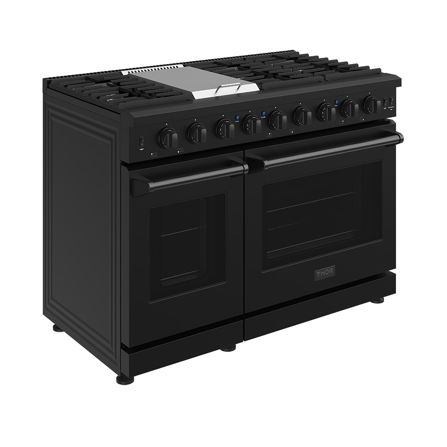 Thor Kitchen LRG4807UB 48 Inch Professional Gas Range In Black