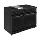 Thor Kitchen LRG4807UBLP 48 Inch Professional Liquid Propane Range In Black
