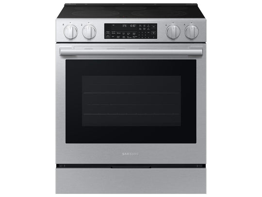 Samsung NSE90H63SR Bespoke Smart Slide-In Electric Range Pro Style Elite Design Illuminated Knobs Air Fry Max