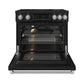Thor Kitchen RSI36BSS 36 Inch Professional Induction Range With Tilt Panel Touch Control In Black And Stainless Steel Gordon Ramsay Series