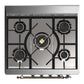 Ilve UM30NR3BKBLP Ilve Um30Nr3Bkblp Majestic Iii 30 Inch Dual Fuel Range With 5 Black Brass Burners, Dual Function Burner Up To 25,000 Btu (Liquid Propane, Triple Glass Door, Glossy Black, Burnished)