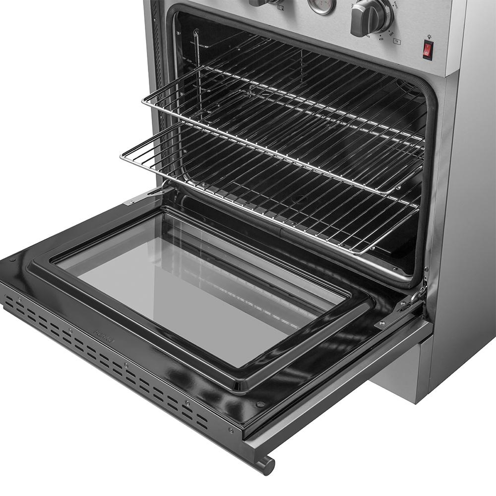 Forno FFSGS627730 Marco 30-Inch Gas Range Stainless Steel, 4 Burners 37,000 Btu, 4.32 Cu.Ft. Convection Oven