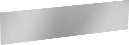 Miele KTK1820 Stainless-Steel Toe-Kick Panel - For High-End Panelwork Of Mastercool Toe-Kicks.