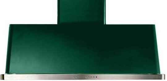Ilve UAM120EG Majestic 48 Inch Emerald Green Wall Mount Range Hood