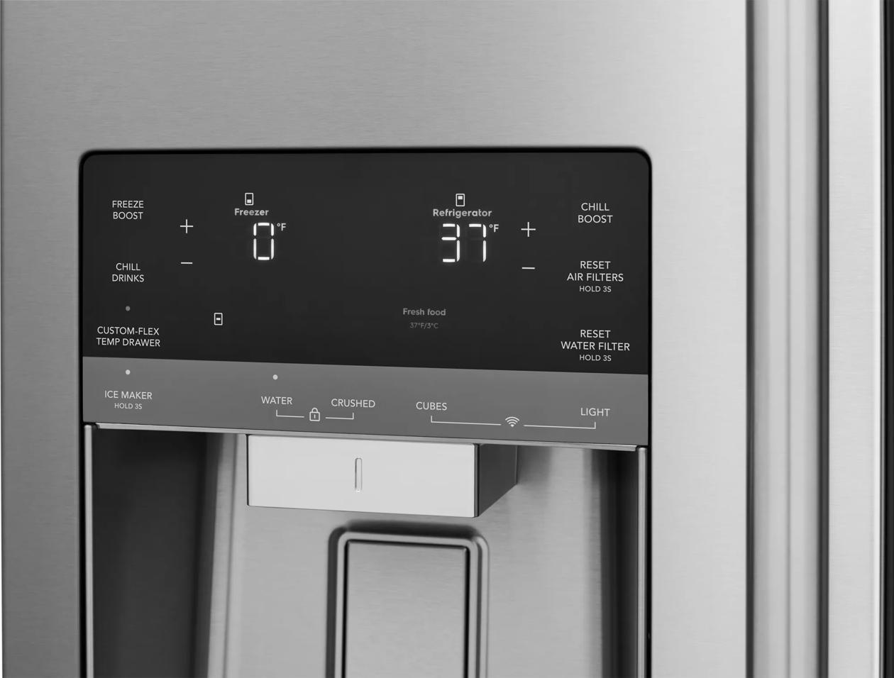 Frigidaire PRMC2290BF 22 Cu. Ft. Counter-Depth 4-Door French Door Refrigerator