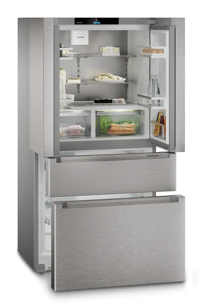Liebherr FDBI36S French Door Fridge-Freezer With 2 Freezer Drawers And Icemaker And Infinityspring