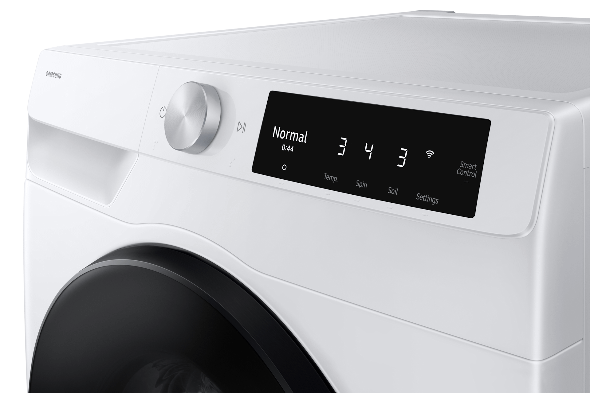Samsung WW25FG6B34BE Compact Front Load Washer Wi-Fi Connectivity Super Speed Wash 2.5 Cu.Ft.