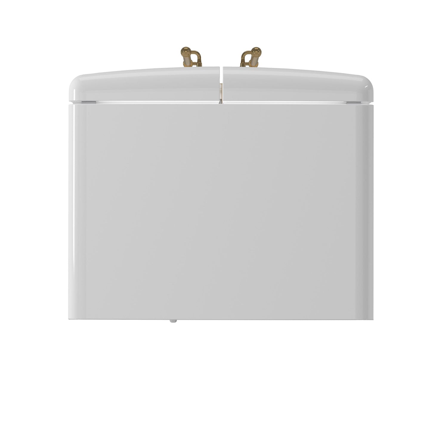 Forno FFFFD179133WHT Forno Luigi 33-Inch French Door Refrigerator, 18 Cu.Ft, White Finish, Antique Brass Handles, Energy Star Certified