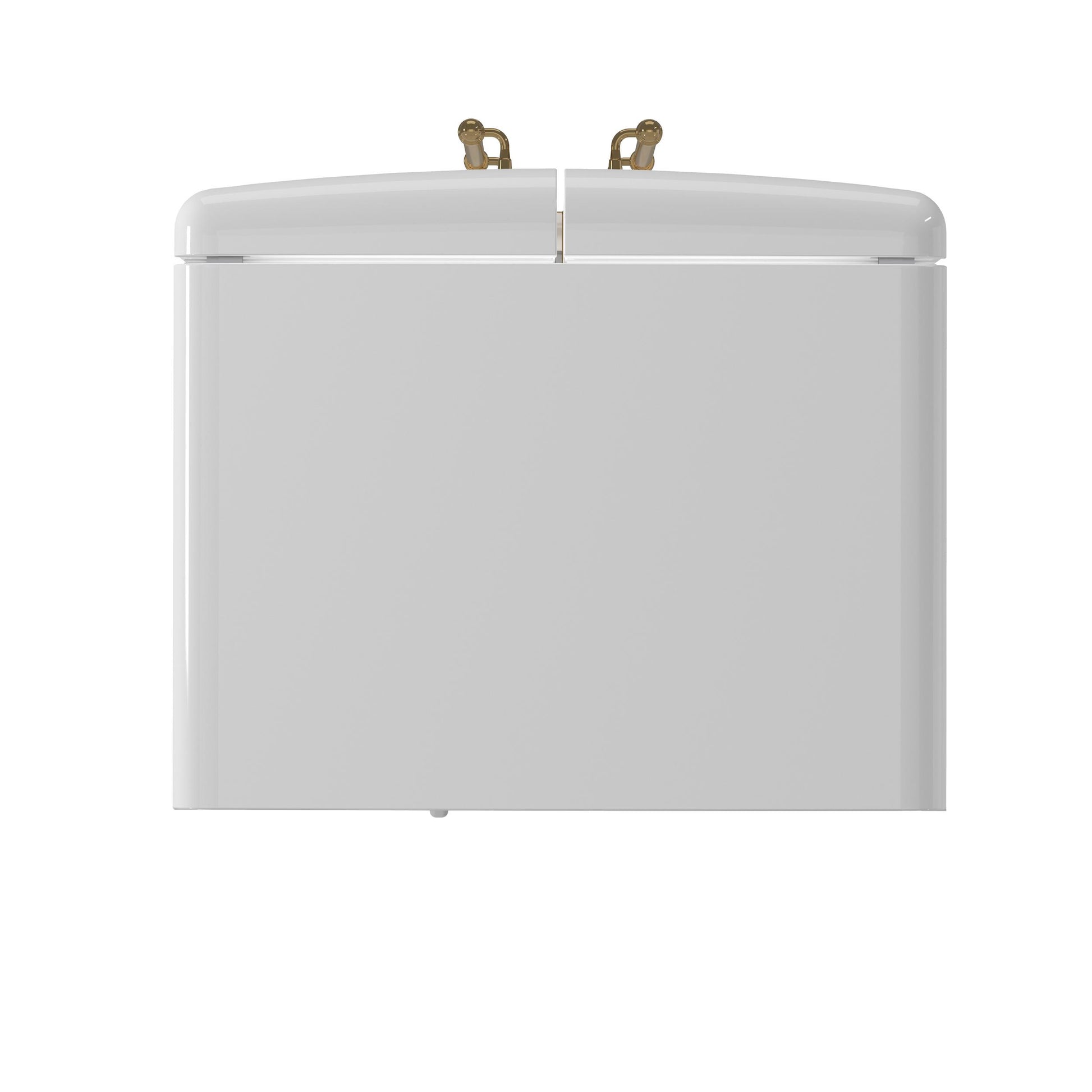 Forno FFFFD179133WHT Forno Luigi 33-Inch French Door Refrigerator, 18 Cu.Ft, White Finish, Antique Brass Handles, Energy Star Certified