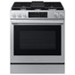 Samsung NSG90H63SRAA Bespoke Smart Slide-In Dual Fuel Range Pro Style Elite Design Illuminated Knobs Air Fry Max