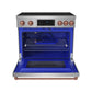 Thor Kitchen RSI36RSG 36 Inch Professional Induction Range With Tilt Panel Touch Control In Stainless Steel And Rose Gold Gordon Ramsay Series