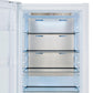 Forno FFFFD172228WHTLS Forno Maderno 28-Inch Convertible Upright Freezer/Refrigerator In White With Antique Brass Handle, 13.6 Cu.Ft., Left Swing