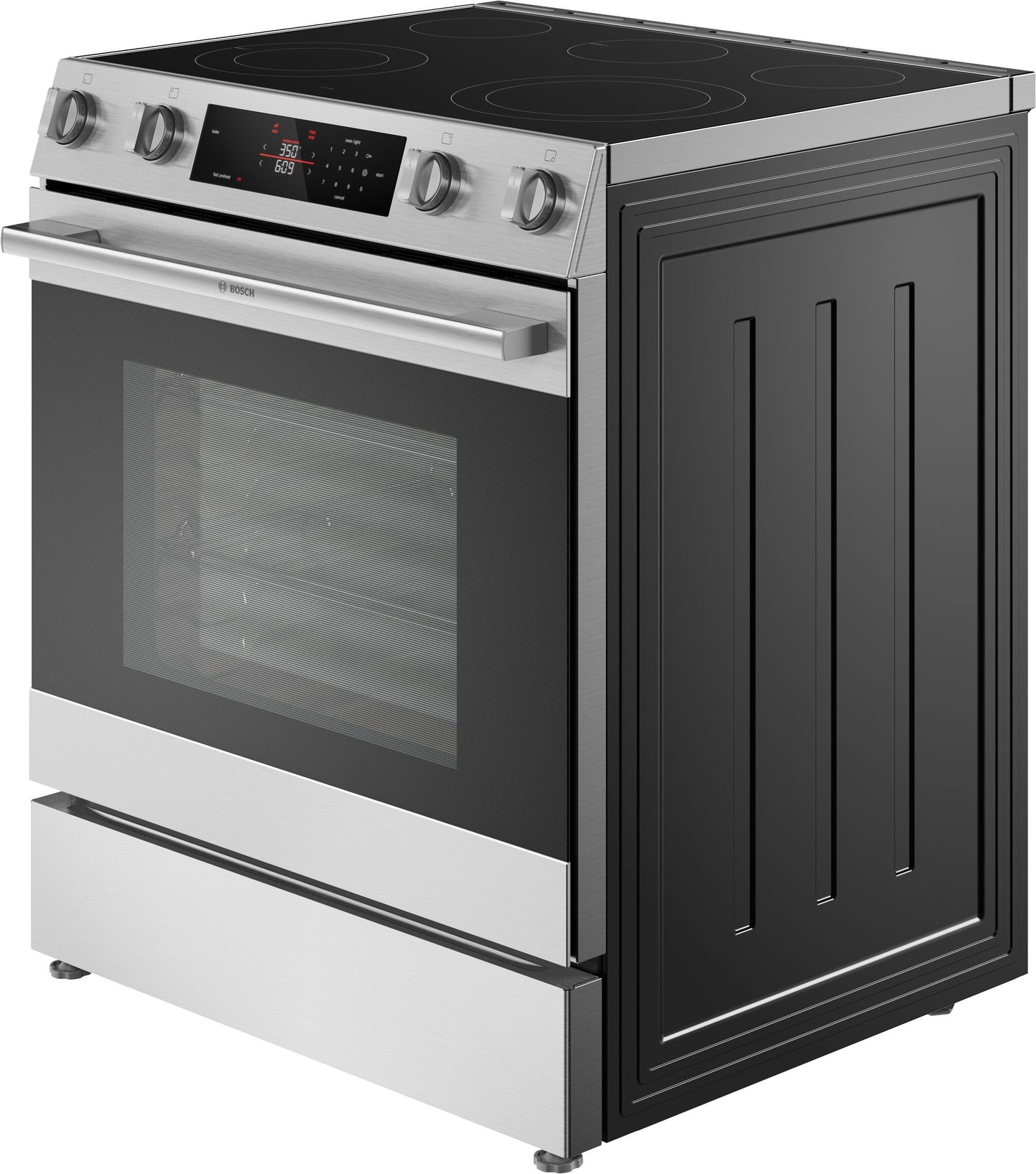 Bosch HEF3050MU 100 Series, Freestanding Electric Cooker, 30'', Stainless Steel