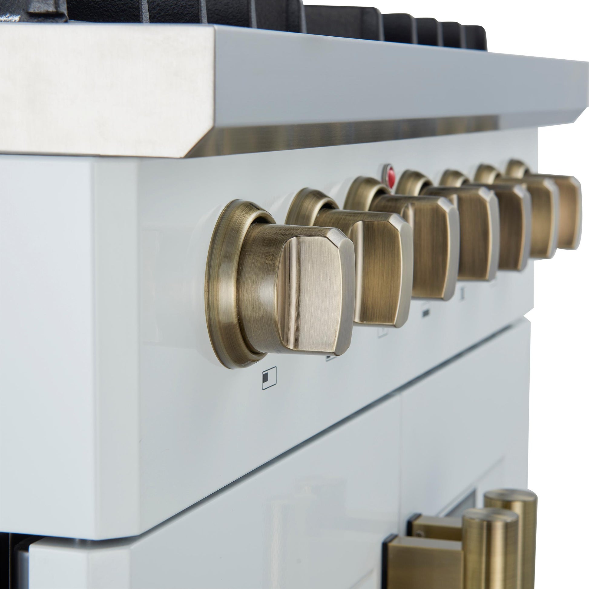 Forno FFSGS635630WHT Forno Galiano 30-Inch Freestanding French Door Dual Fuel Range White