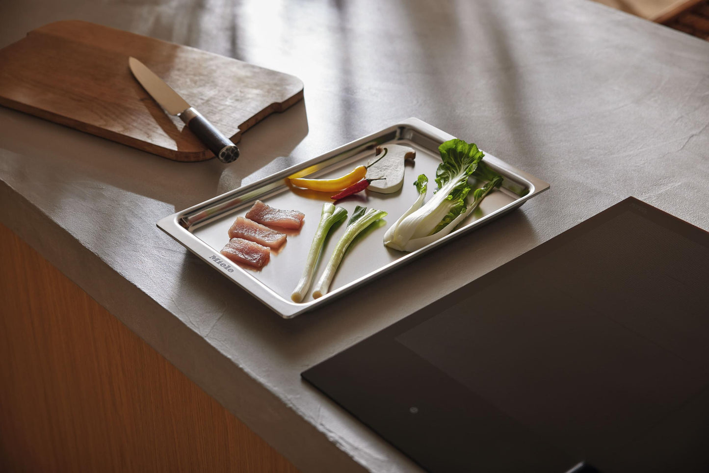 Miele KMTY Gourmet Tepan Yaki - For A Unique Cooking Experience On Miele Induction Cooktops.
