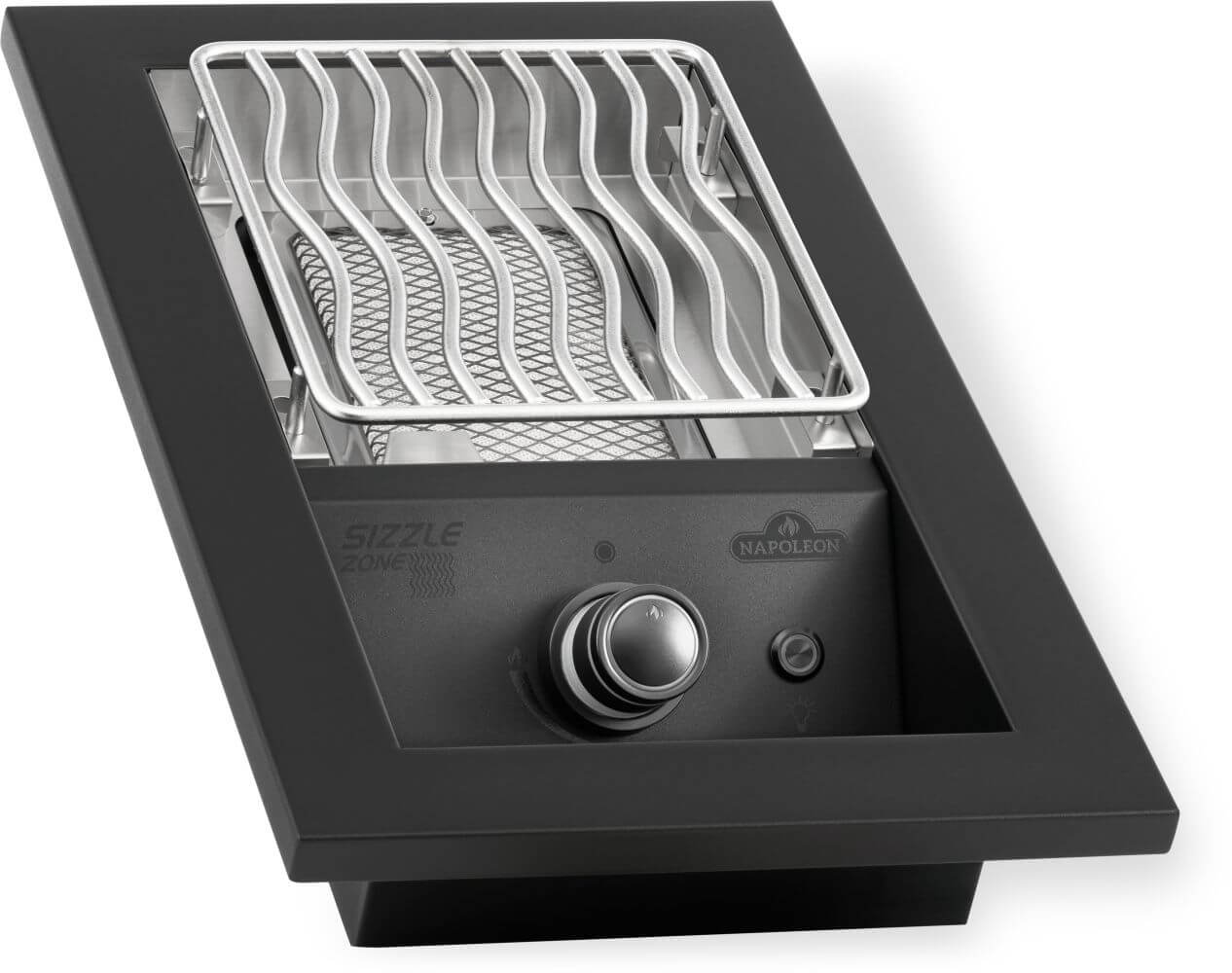 Napoleon Bbq BIB10IRPMK Built-In 700 Series Single Infrared Burner With Matte Black Cover , Propane, Matte/Matt Black