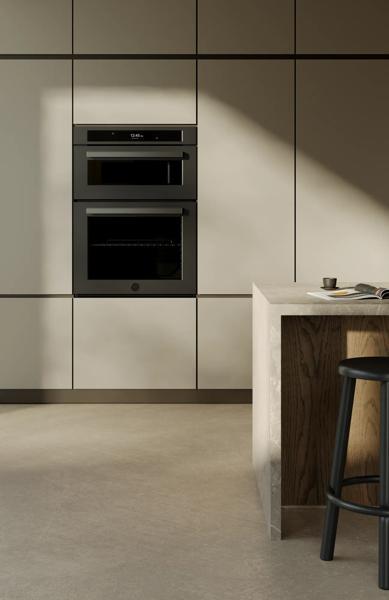 Bertazzoni FPRO30COVTC 30'' Combo Convection/Speed Oven With Steam Assist - Self Clean - Carbonio Finish