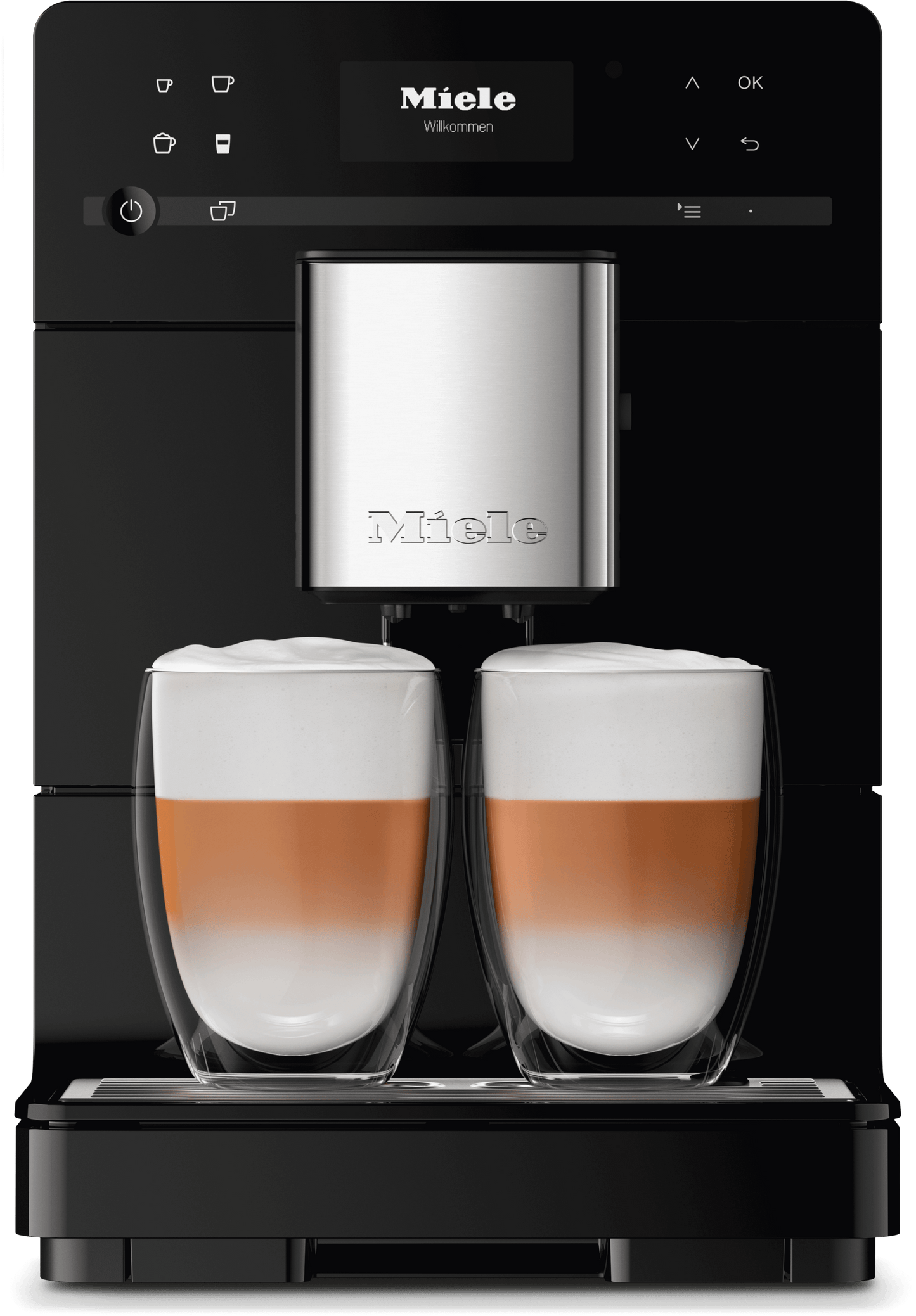 Miele CM5310OB Cm 5310 Silence Obsidian Black - Countertop Coffee Machine With Onetouch For Two For The Ultimate In Coffee Enjoyment.