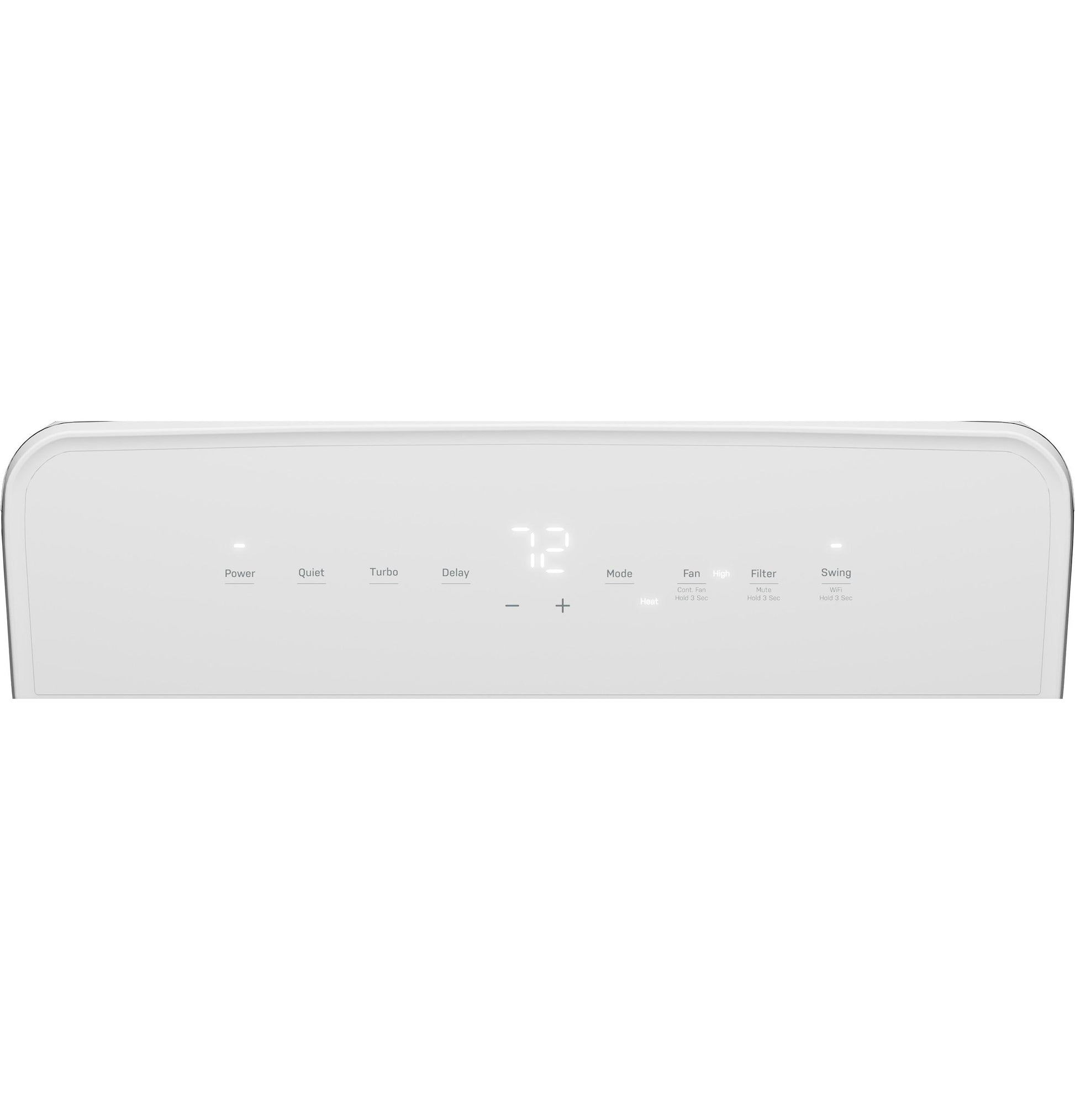 Ge Appliances PPHH12WWF Ge Profile® 12,000 Btu Dual-Hose, Inverter Heat/Cool Portable Air Conditioner With Dehumidifier And Remote, White