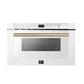 Forno FMWDR300024WHT Forno Capoliveri Espresso 24-Inch Microwave Drawer, White, 1.2 Cu.Ft, 1500 Watts, Built-In, Touch Control Lcd Display, Auto-Touch Open/Close, 11 Power Levels, Sensor Cooking
