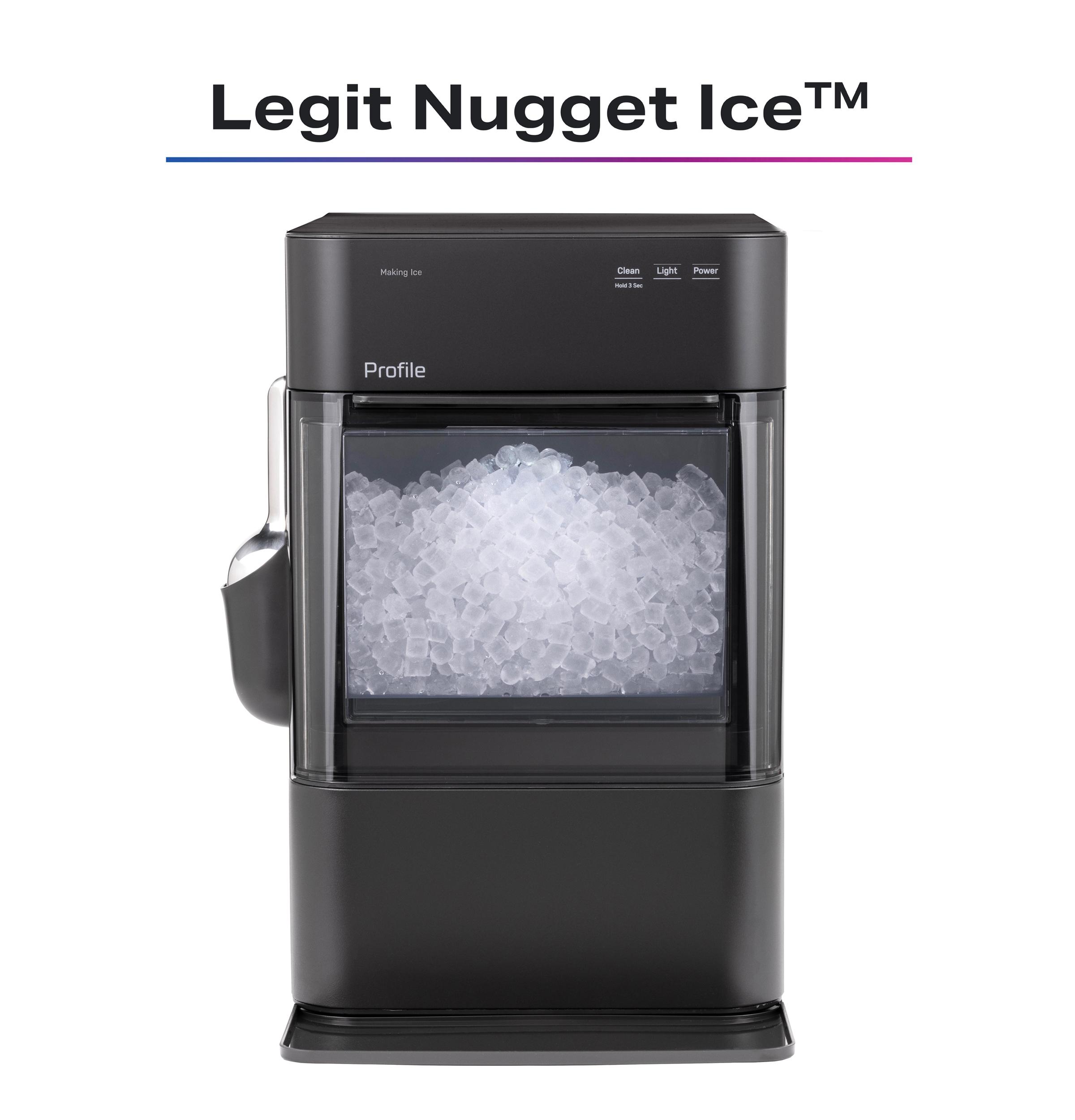 Ge Appliances XPIO23SWBB Ge Profile™ Opal™ 2.0 Ultra Nugget Ice Maker With Scale Inhibiting Filter