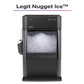 Ge Appliances XPIO23SWBB Ge Profile™ Opal™ 2.0 Ultra Nugget Ice Maker With Scale Inhibiting Filter