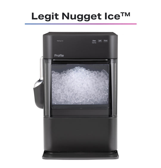 Ge Appliances XPIO23SWBB Ge Profile&#8482; Opal&#8482; 2.0 Ultra Nugget Ice Maker With Scale Inhibiting Filter
