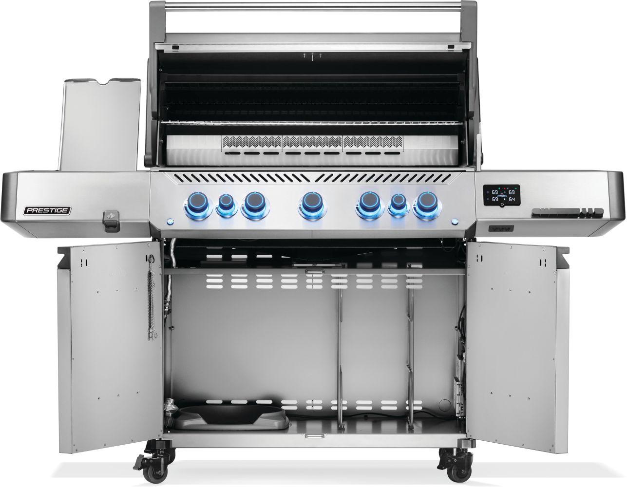 Napoleon Bbq P665VXRSIBPSS Prestige 665 Connected Rsib With Infrared Side And Rear Burner , Propane, Stainless Steel