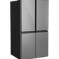 Cafe CHE23DM5WS5 Café™ Energy Star® 22.9 Cu. Ft. Smart Counter-Depth Quad-Door Refrigerator In Platinum Glass With Dual-Dispense Autofill Pitcher