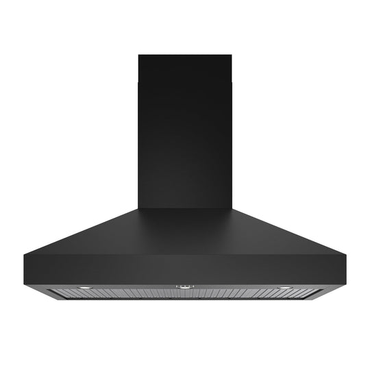 Thor Kitchen TRH48PB 48" Professional Wall Mount Pyramid Range Hood In Black