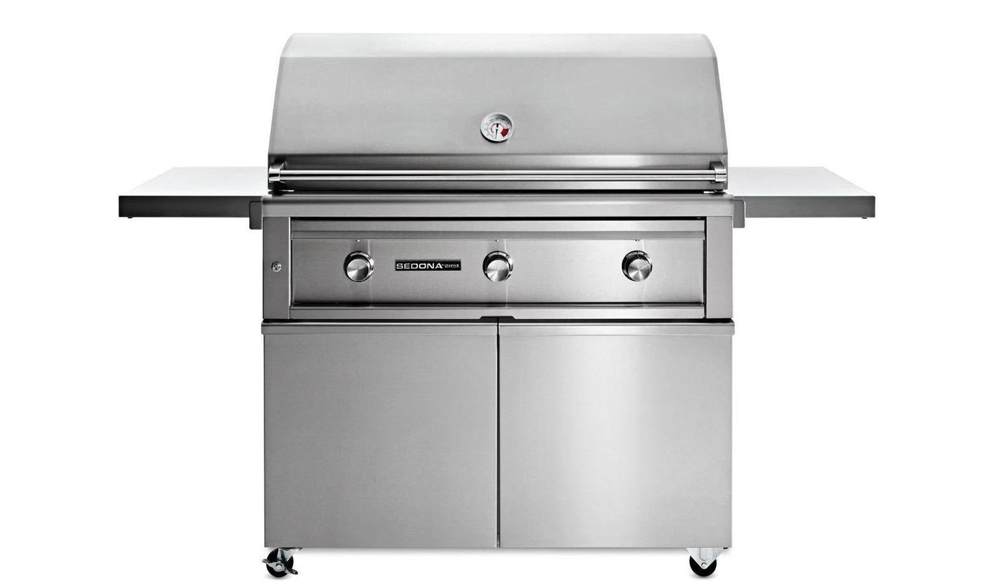 Lynx L701PSFLP 42" Sedona Freestanding Grill And Cart With 1 Prosear Infrared Burner And 2 Stainless Steel Burners (L701Psf)