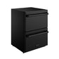 Thor Kitchen RF24UB 24 Inch Undercounter Built-In Or Freestanding Drawer Refrigerator - Black Gordon Ramsay Series