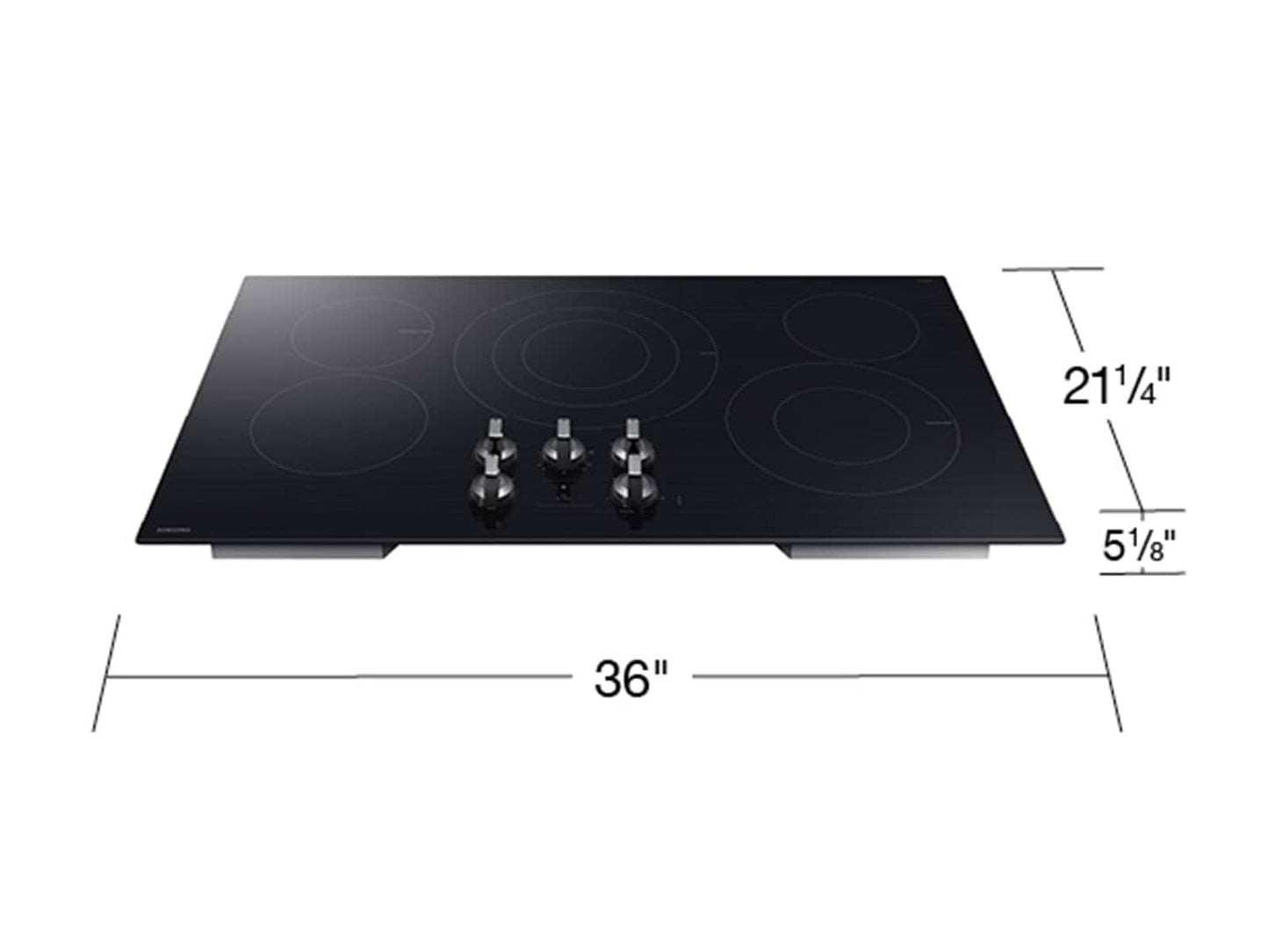 Samsung NZ36FG6432RK 36" Electric Energy Star ® Certified Cooktop With Illuminated Knobs