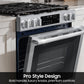 Samsung NSG90H63SR Bespoke Smart Slide-In Dual Fuel Range Pro Style Elite Design Illuminated Knobs Air Fry Max