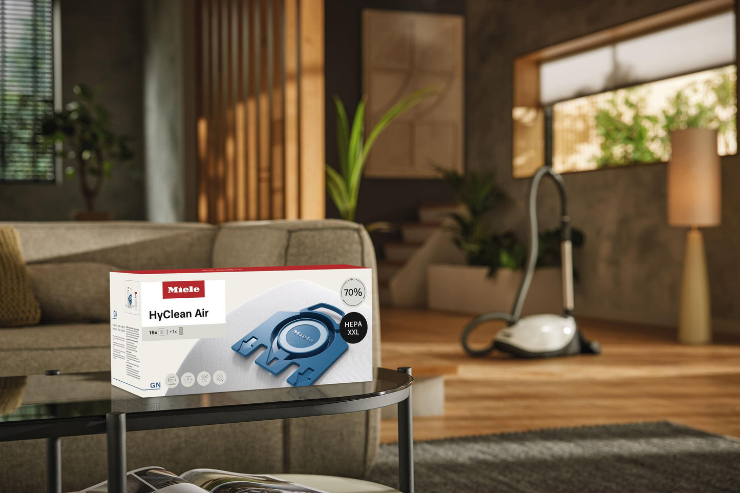 Miele GNPERFORMANCEPACKHYCLEANAIR 16 Vacuum Bags And A Hepa Filter At A Special Price - For Complete C2, Complete C3.