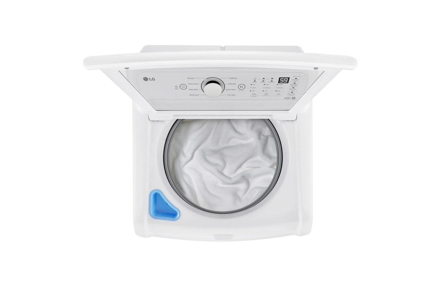 Lg WT7010CW 4.5 Cu. Ft. Ultra Large Capacity Top Load Washer With Impeller & Turbodrum™ Technology