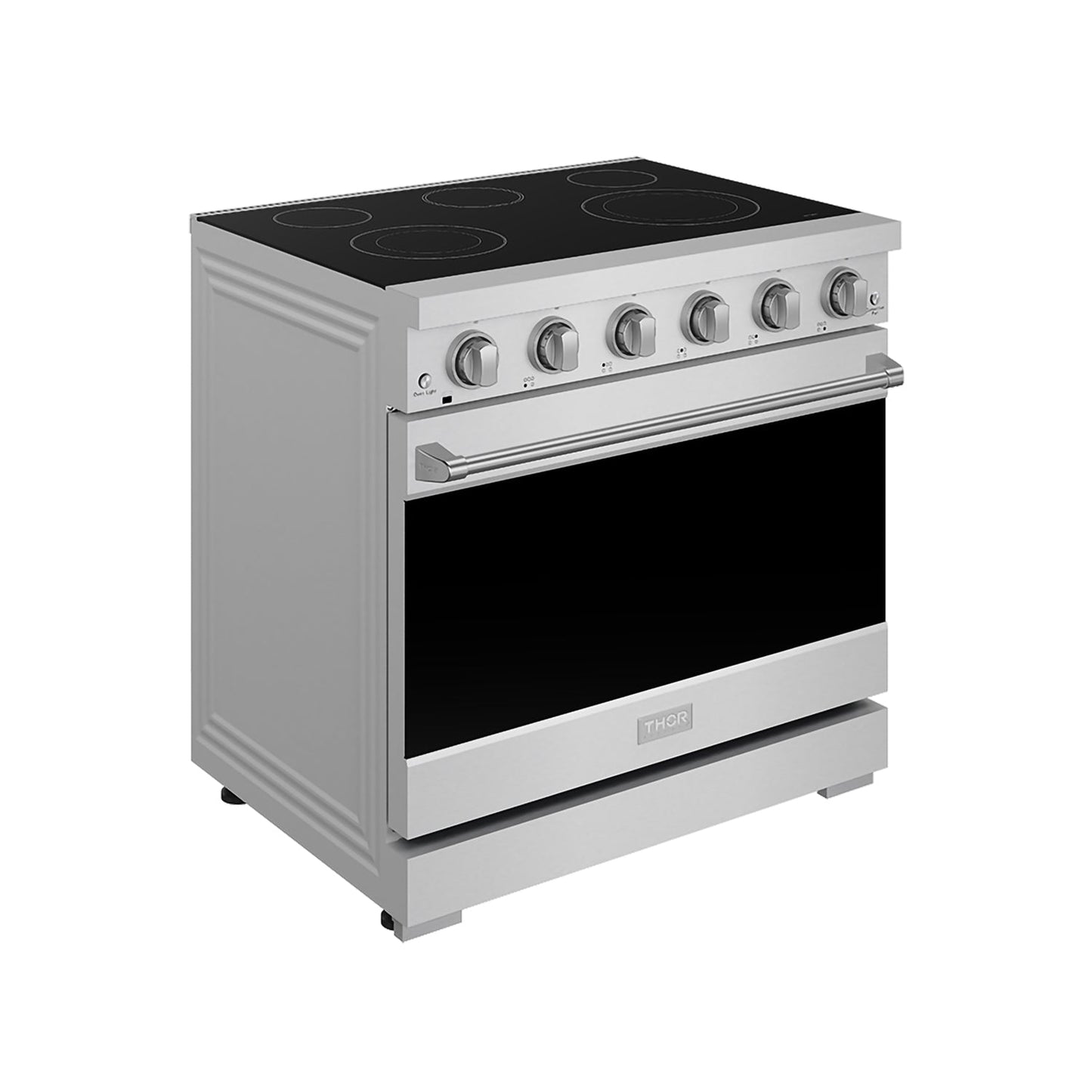 Thor Kitchen RSE36P 36 Inch Professional Electric Range In Stainless Steel Gordon Ramsay Series