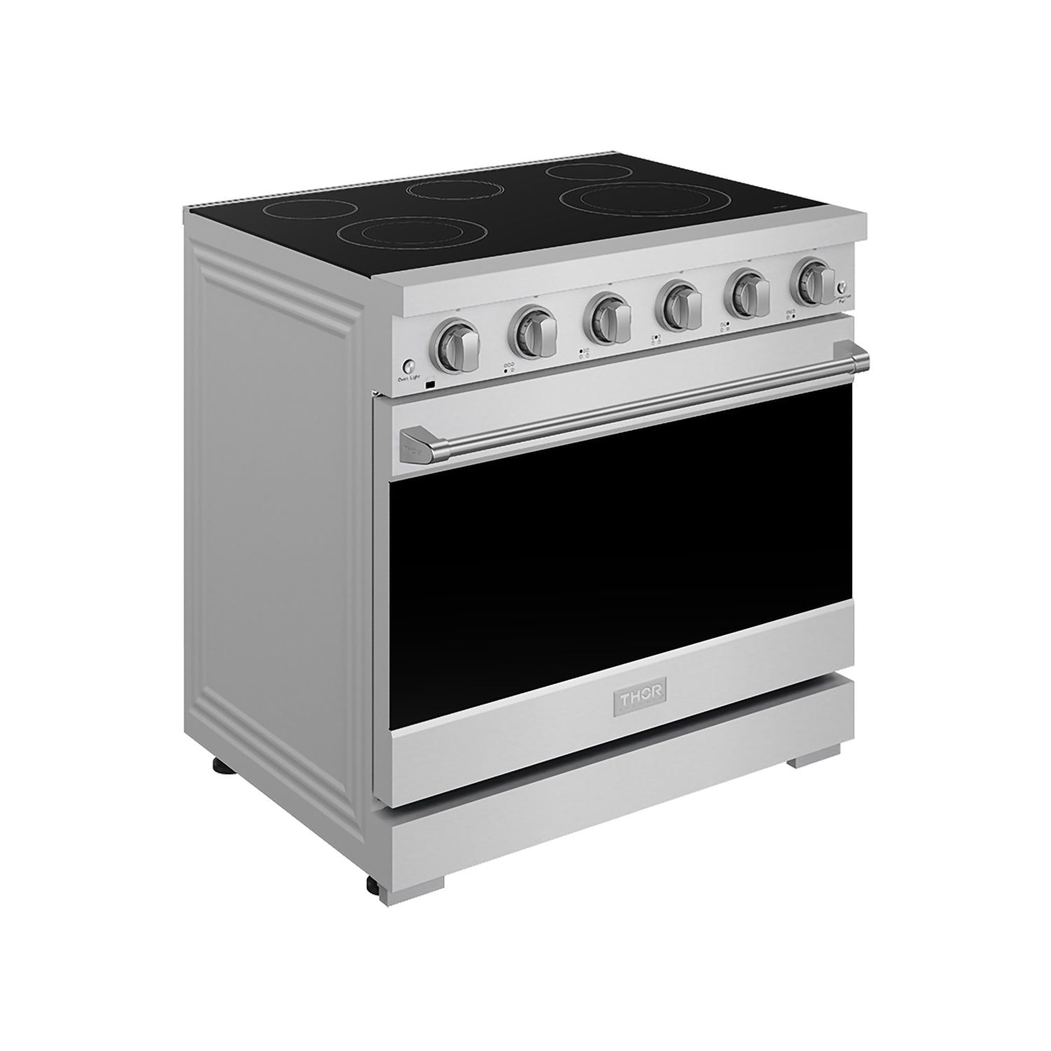 Thor Kitchen RSE36P 36 Inch Professional Electric Range In Stainless Steel Gordon Ramsay Series