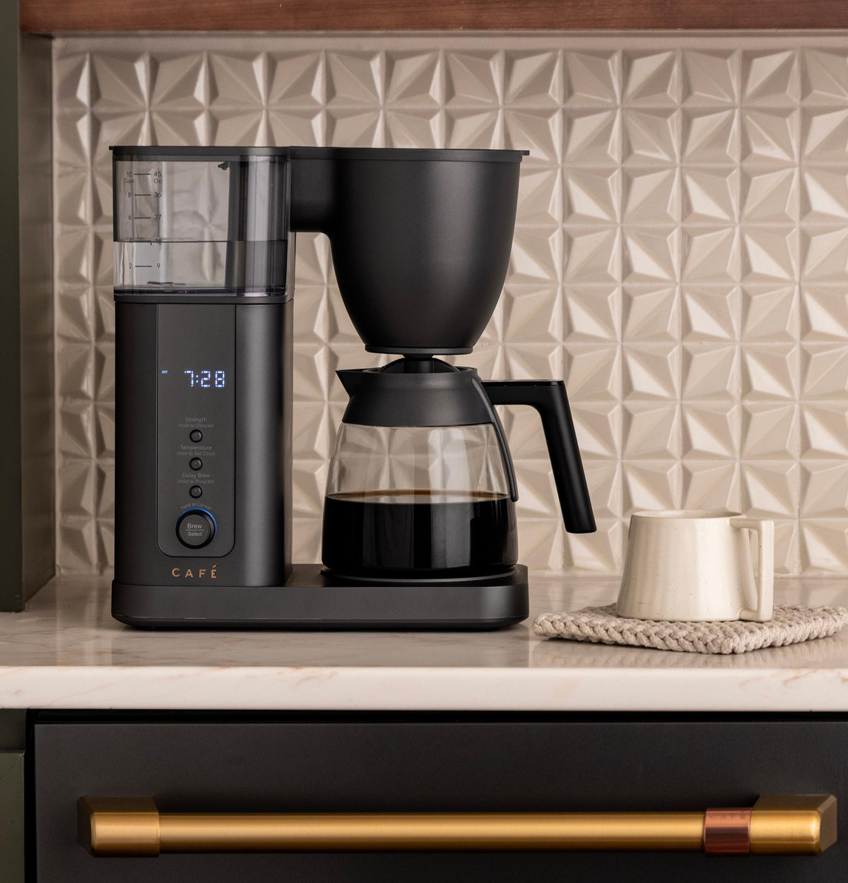 Cafe C7DGB11ZD5 Café™ Specialty Drip Coffee Maker With Glass Carafe