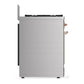 Ilve UM30QNR3SSP Ilve Um30Qnr3Ssp Majestic Iii 30 Inch Dual Fuel Range With 5 Black Brass Burners, Dual Function Burner Up To 25,000 Btu (Natural Gas, Solid Door, Stainless Steel, Copper)