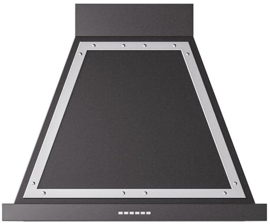 Ilve UANB30BKC Nostalgie 30 Inch Glossy Black Wall Mount Convertible Range Hood