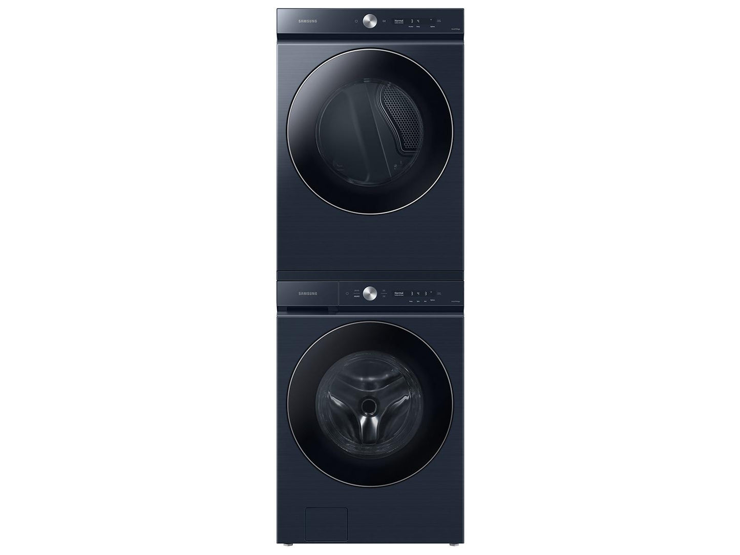 Samsung F1657832070251 Bespoke Ultra Capacity Ai Front Load Washer And Electric Dryer In Brushed Navy